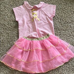 Wellie Wishers American Girl Pink and Gold Matching Set